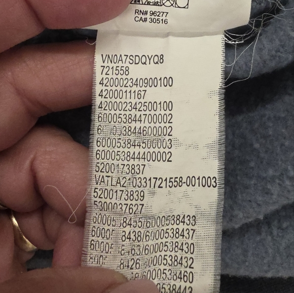 Vans X MOCA Judy Baca Hoodie Slate Blue Medium EUC - Picture 9 of 10